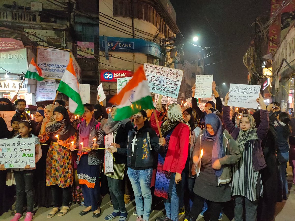 دہلی: جامع مسجد شہریت قانون کے خلاف احتجاج کا ’نیا مرکز‘، روزانہ ہو رہا ’خاموش مظاہرہ‘
