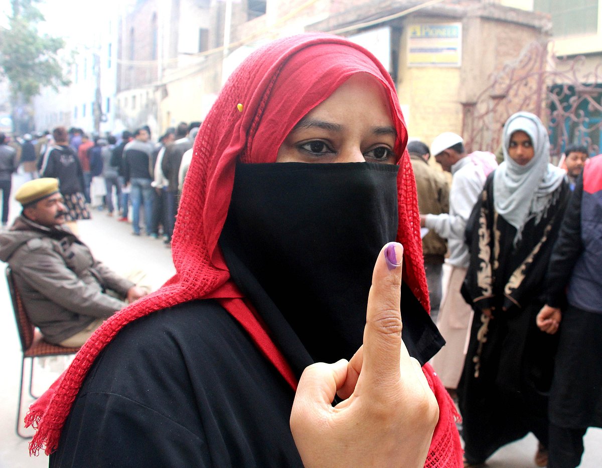 دہلی اسمبلی انتخابات: ووٹروں میں تقسیم واضح نظر آئی 