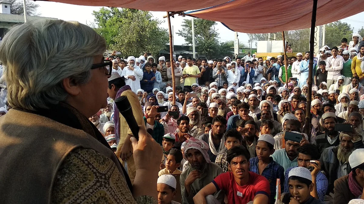 میوات میں مودی حکومت پر شبنم ہاشمی کا حملہ، کہا ’آزادی جیسی ہماری عظیم نعمت چھیننا چاہتی ہے‘ 