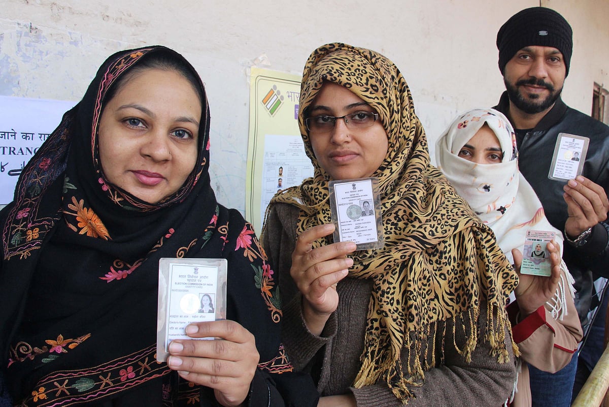 دہلی اسمبلی انتخابات: ووٹروں میں تقسیم واضح نظر آئی 