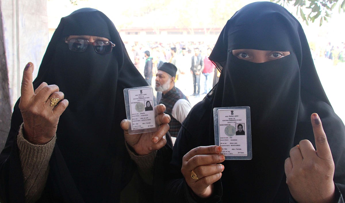 دہلی اسمبلی انتخابات: ووٹروں میں تقسیم واضح نظر آئی 