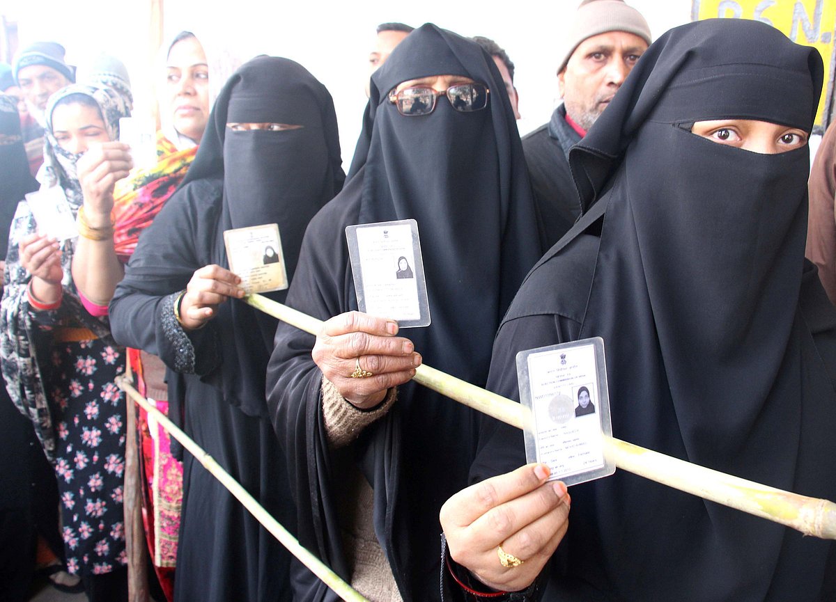 دہلی اسمبلی انتخابات: ووٹروں میں تقسیم واضح نظر آئی 