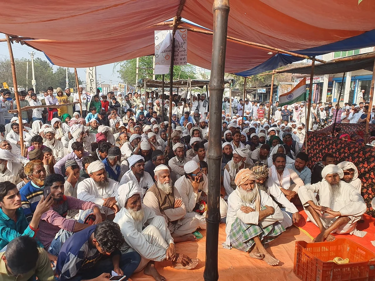 خط میوات کے تیسرے مقام پر بھی سی اے اے مخالف دھرنا شروع