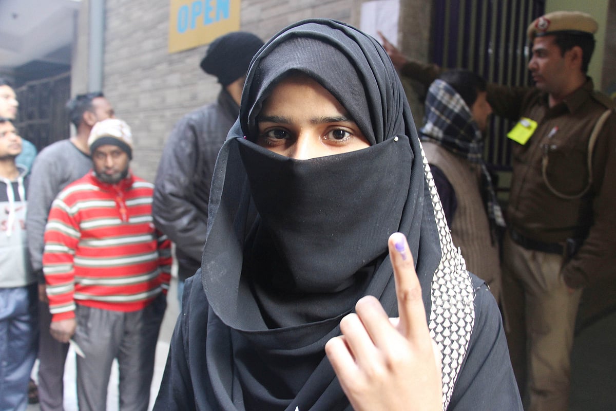 دہلی اسمبلی انتخابات: ووٹروں میں تقسیم واضح نظر آئی 