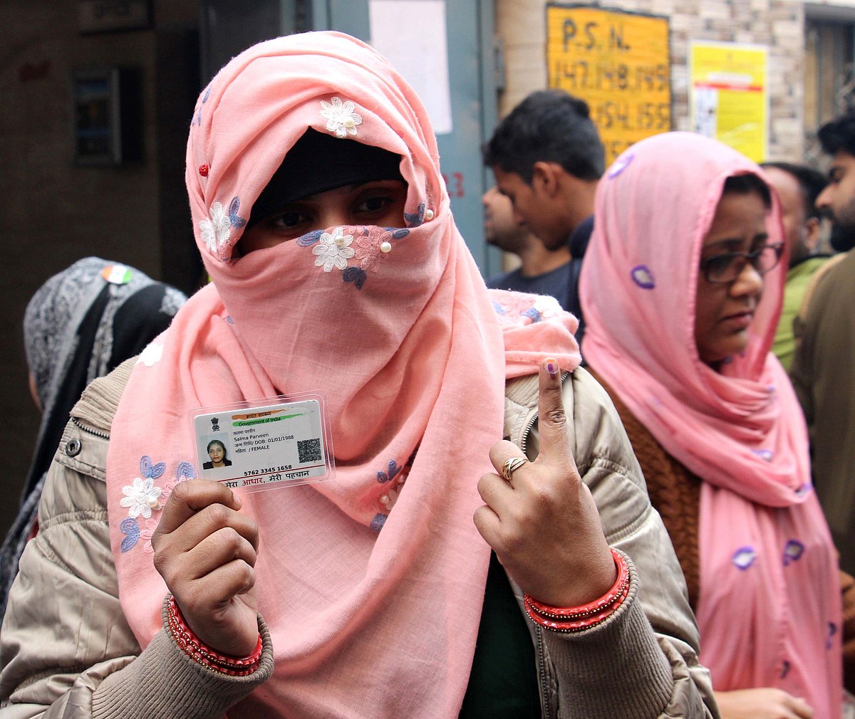 دہلی اسمبلی انتخابات: ووٹروں میں تقسیم واضح نظر آئی 