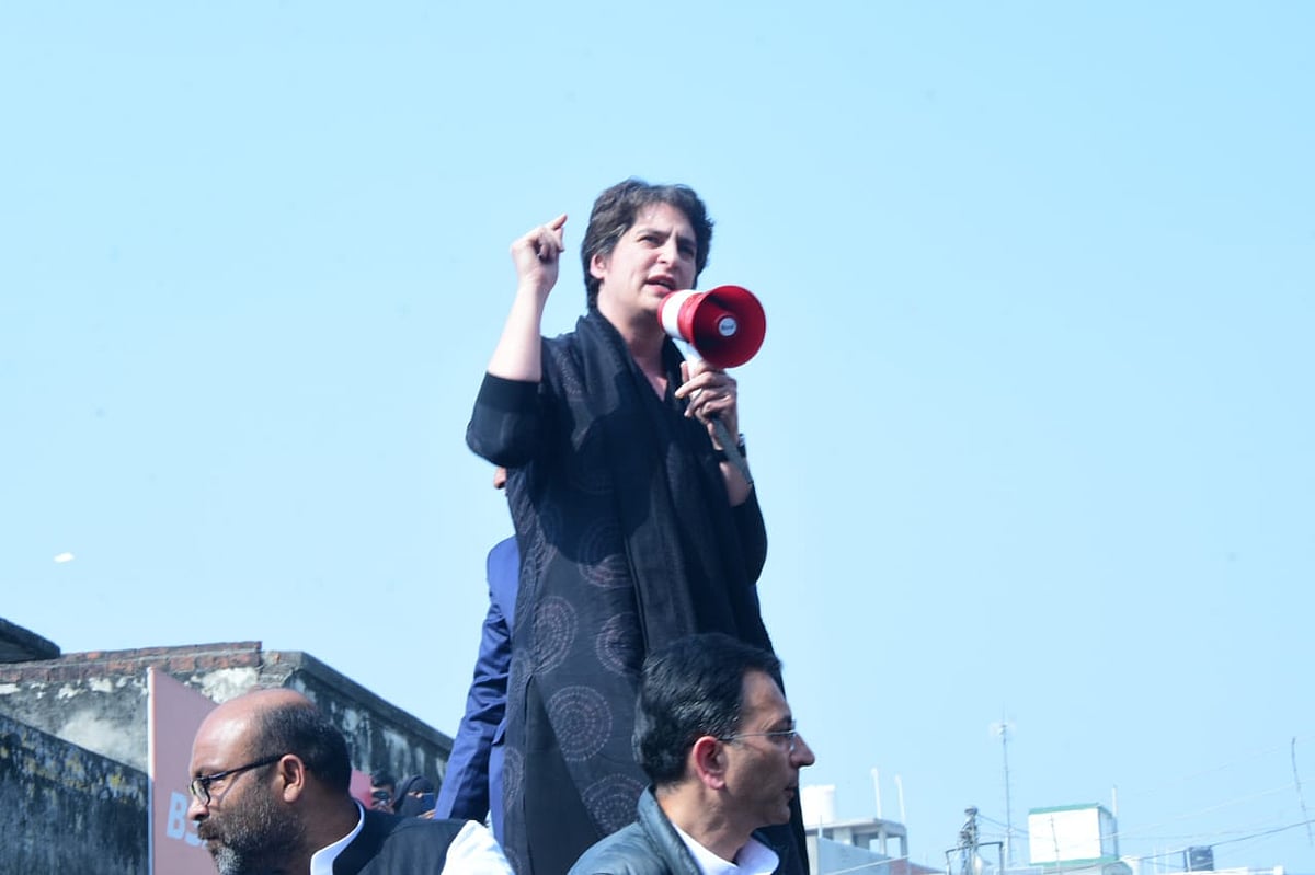 سی اے اے: زخمی تحریک کاروں کی لڑائی کانگریس لڑے گی،  پرینکا گاندھی