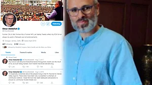 عمر عبد اللہ کی طرح ان کا ٹوئٹر ہینڈل بھی نصف برس سے مسلسل خاموش