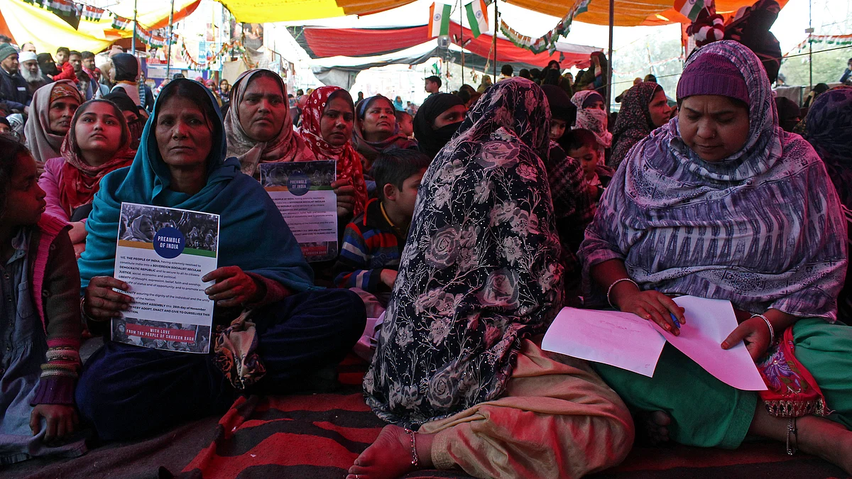 شاہین باغ خاتون مظاہرے کا منظر / تصویر بشکریہ ہمانی سنگھ