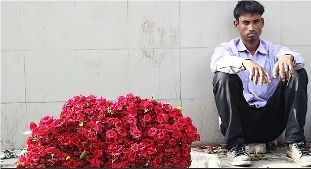 لاک ڈاؤن سے مرجھا گئی غازی پور پھول منڈی، نوراتری میں بھی پسرا سنّاٹا