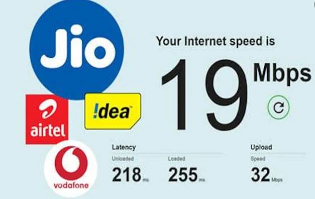 4جی ڈاؤن لوڈ اسپیڈ کے معاملہ میں جیو کی بادشاہت برقرار