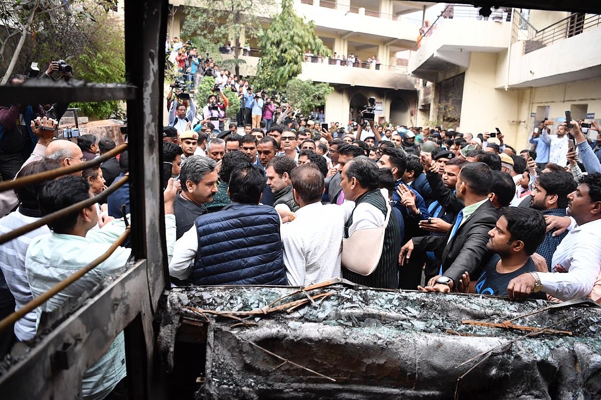 دہلی تشدد: شمال مشرقی دہلی کے فساد متاثرین سے راہل گاندھی کی ملاقات