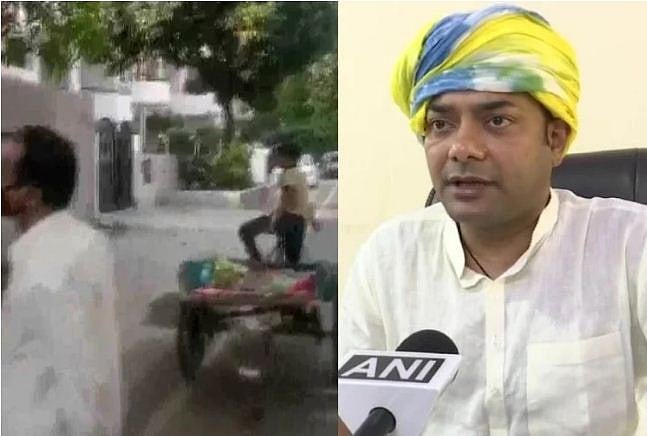 مسلم سبزی فروش سے بی جے پی رکن اسمبلی نے کہا ’دوبارہ دکھائی مت دینا‘، ویڈیو وائرل