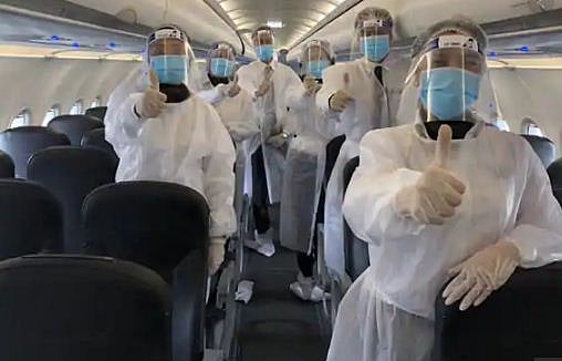 طیارے میں درمیانی نشست خالی رکھنی ہوگی، مسافروں کو پانی دینے پر بھی روک