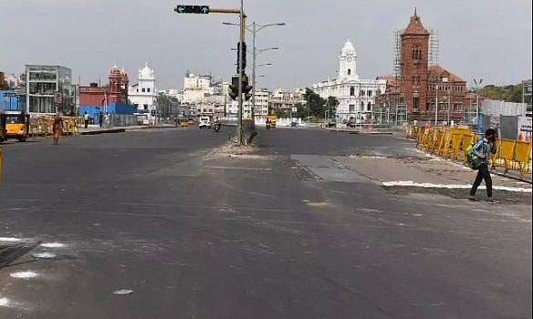 کورونا وائرس: آج سے چنئی اور دیگر 3 اضلاع میں کرفیو جیسے حالات