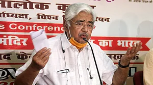 نوح پہنچے وی ایچ پی لیڈر آلوک کمار کا جارحانہ انداز، کہا ’وزیر اعلیٰ کھٹر کی اپیل ناقابل قبول‘