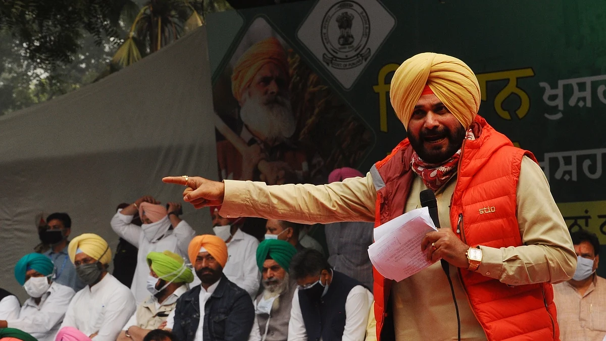 کانگریس رہنما نوجوت سنگھ سدھو (فائل تصویر / آئی اے این ایس)