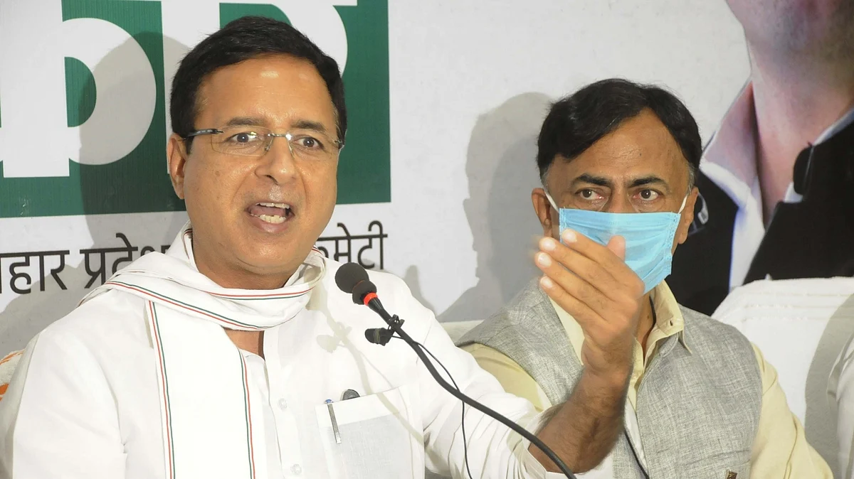 کانگریس کے سینئر لیڈر رندیپ سنگھ سرجے والا / تصویر آئی اے این ایس