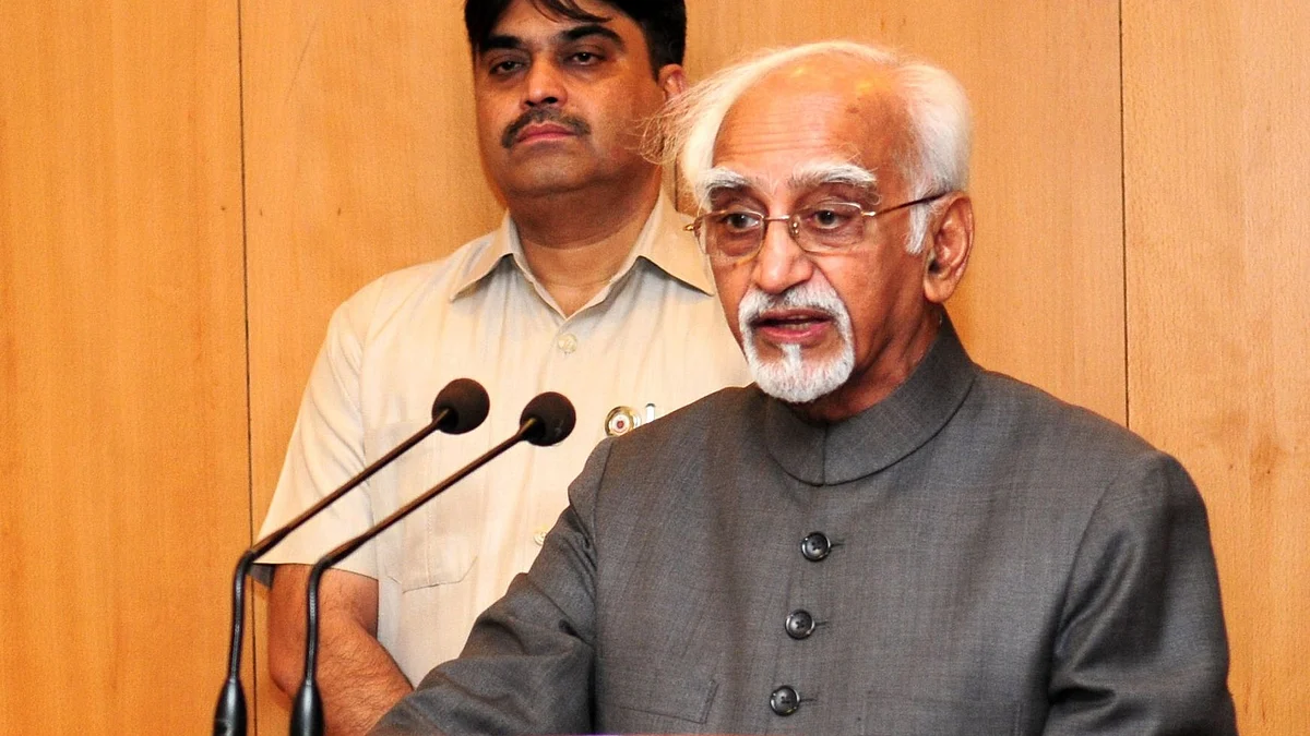 ہندوستان کے سابق نائب صدر حامد انصاری / تصویر آئی اے این ایس