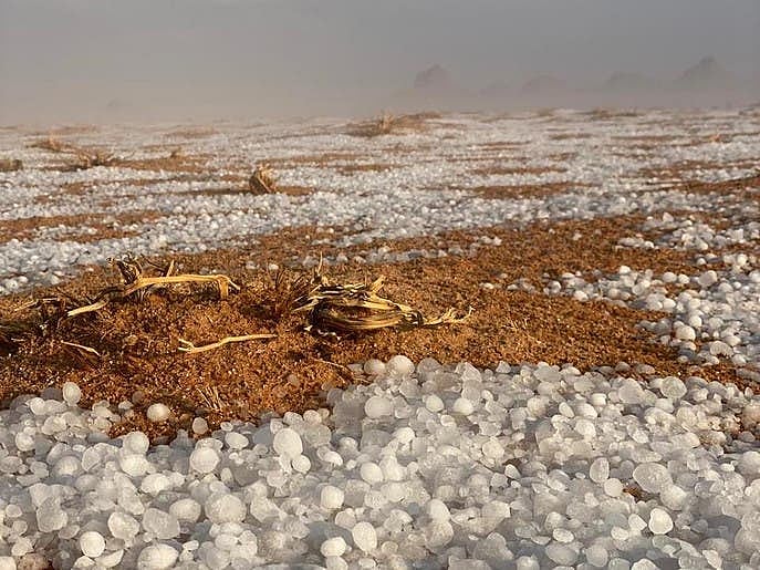 سعودی عرب: حائل شہر کے مغرب میں ’قدرتی مناظر‘ کا جمال