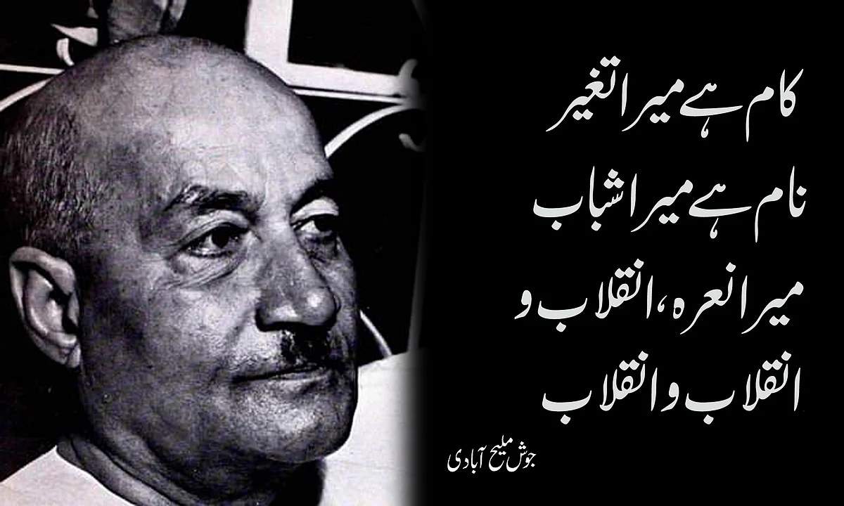 شاعر انقلاب ’جوش ملیح آبادی‘: یوم ولادت پر خصوصی پیشکش... علی جاوید