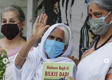 شاہین باغ کی ’بلقیس دادی‘ کو ہالی ووڈ اداکارہ نے کہا ’وَنڈر وومن‘