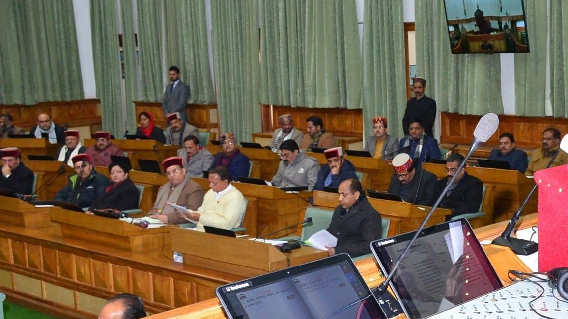 علامتی، ہماچل پردیش اسمبلی، تصویر آئی اے این ایس