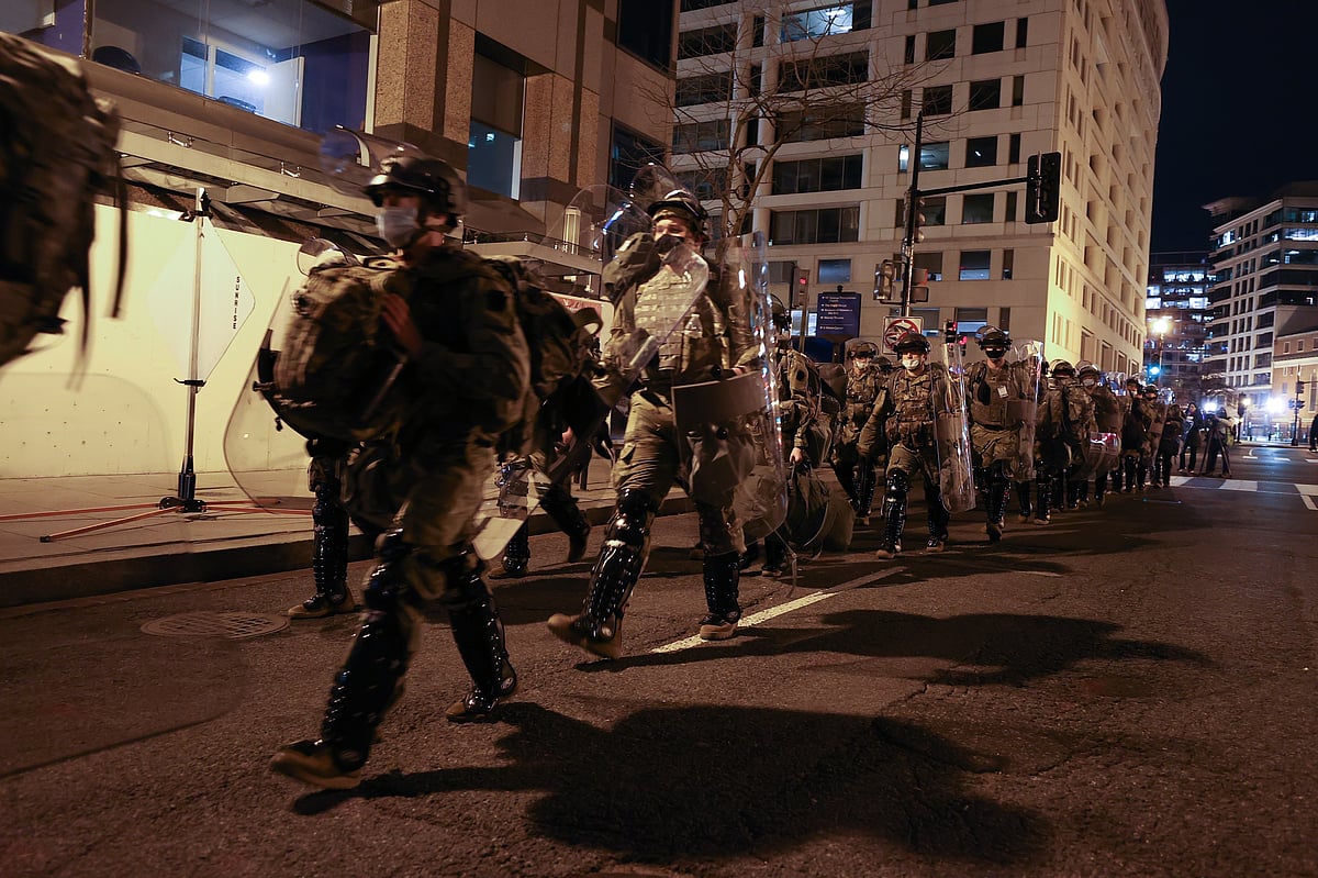 بائیڈن کی حلف برداری: واشنگٹن میں 21 ہزار نیشنل گارڈز تعینات