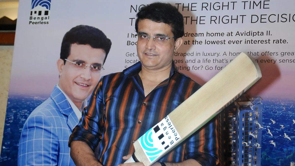 بی سی سی آئی کے سربراہ اور سابق کپتان سورو گنگولی / تصویر آئی اے این ایس