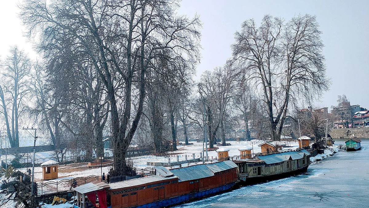 کشمیر سردی / تصویر یو این آئی