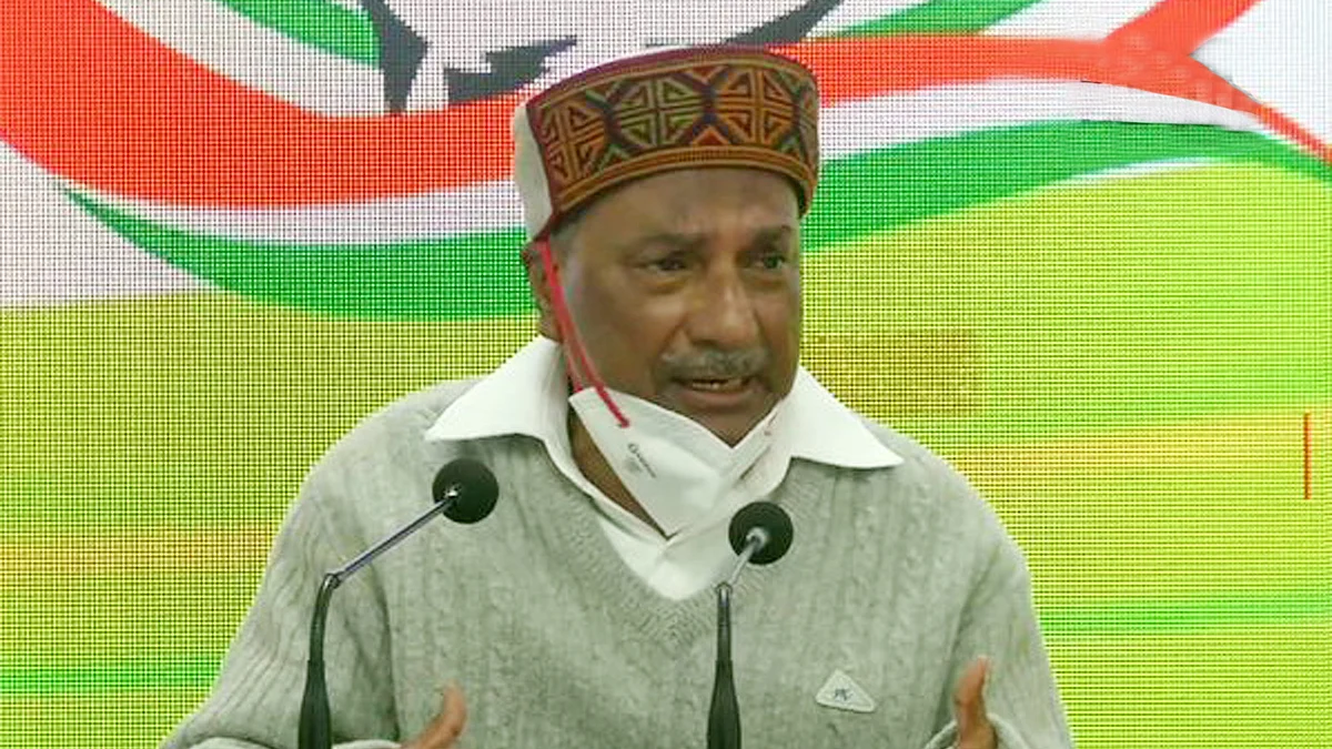 سابق وزیر دفاع اے کے انٹونی / تصویر بشکریہ ٹوئٹر / @ANI