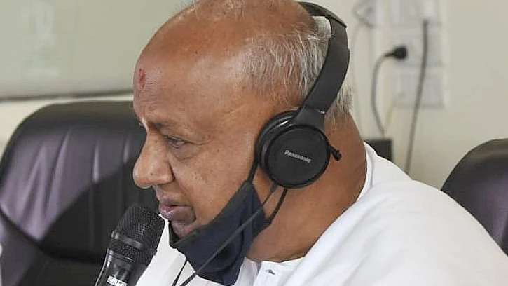 سابق وزیر اعظم ایچ ڈی دیوے گوڑا / آئی اے این ایس