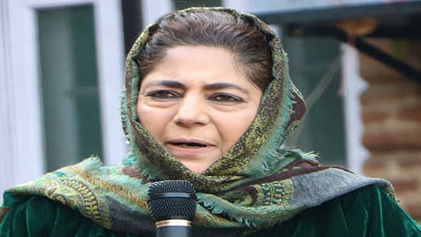 محبوبہ مفتی، تصویر آئی اے این ایس