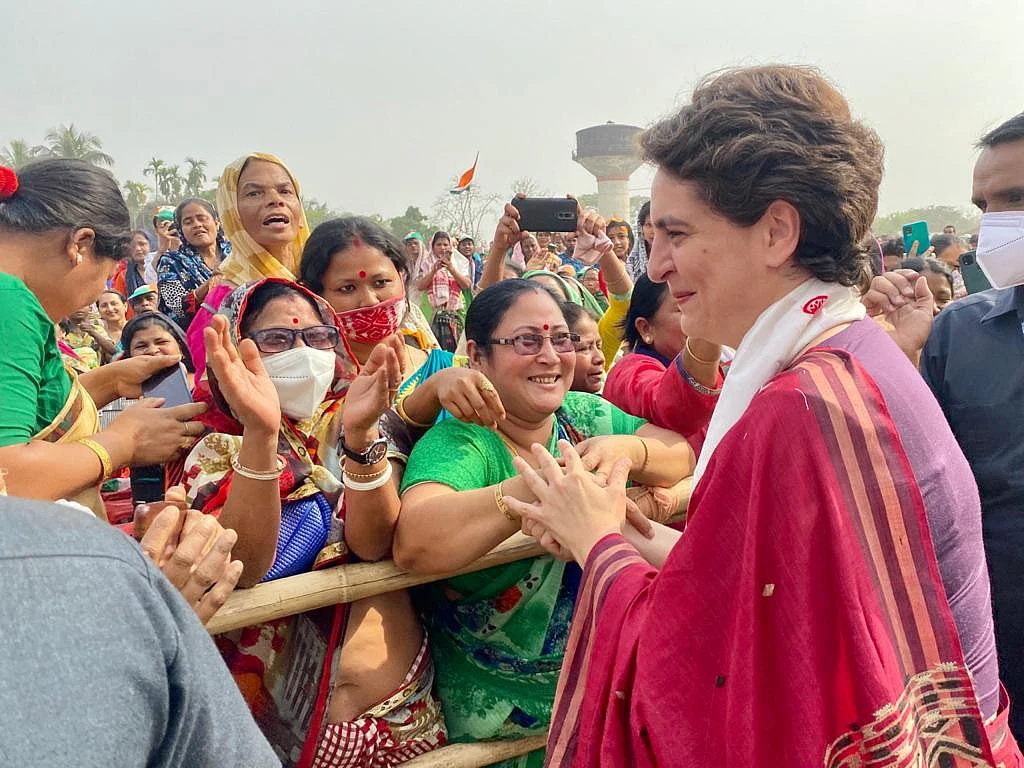 پرینکا گاندھی، تصویر @INCIndia