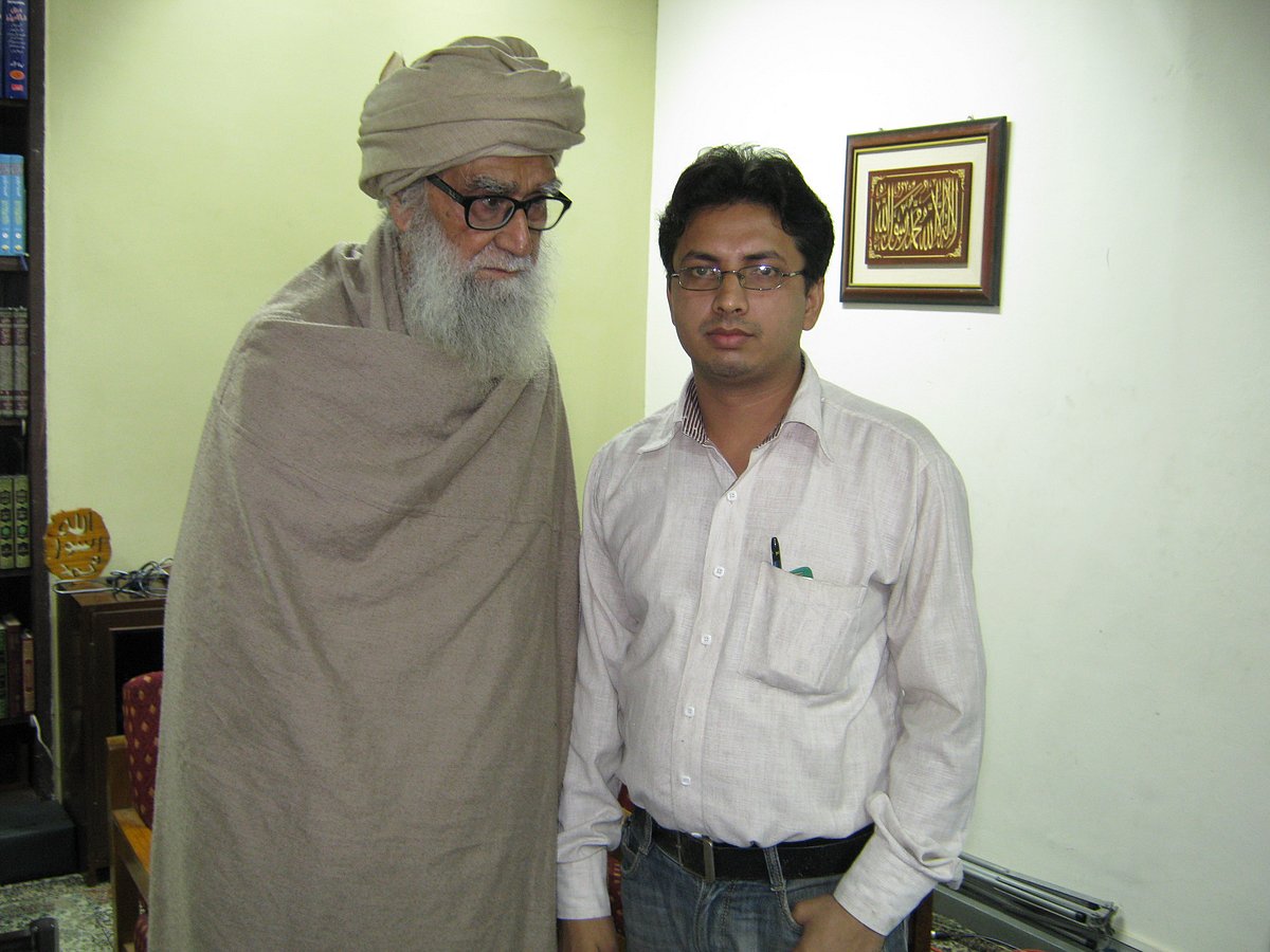 مولانا وحیدالدین خان کے ساتھ شاہ عمران حسن