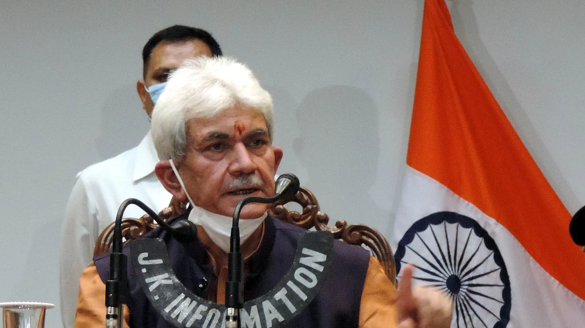 منوج سنہا، تصویر یو این آئی