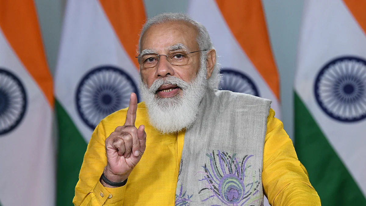 وزیر اعظم نریندر مودی، تصویر پی آئی بی