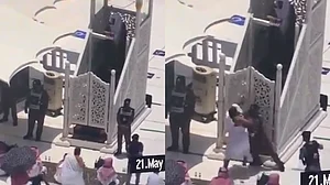 خطبے کے دوران مسجد الحرام میں منبر تک پہنچنے کی کوشش کرنے والا شخص گرفتار