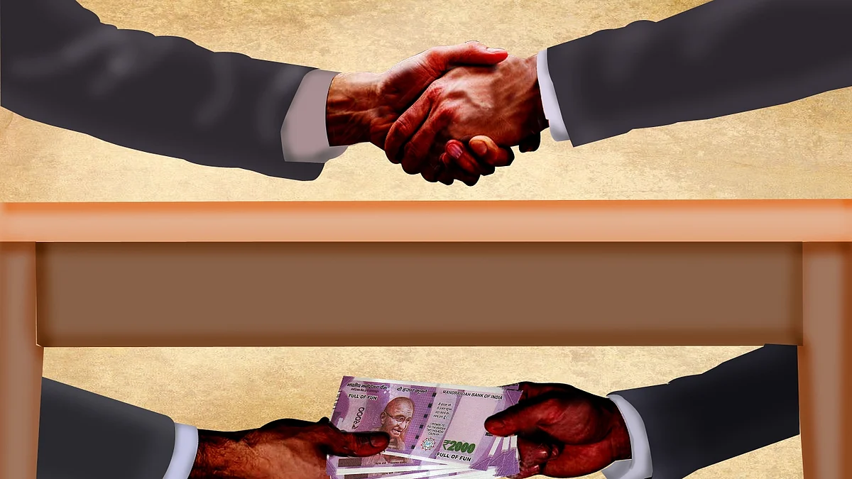 رشوت، علامتی تصویر آئی اے این ایس