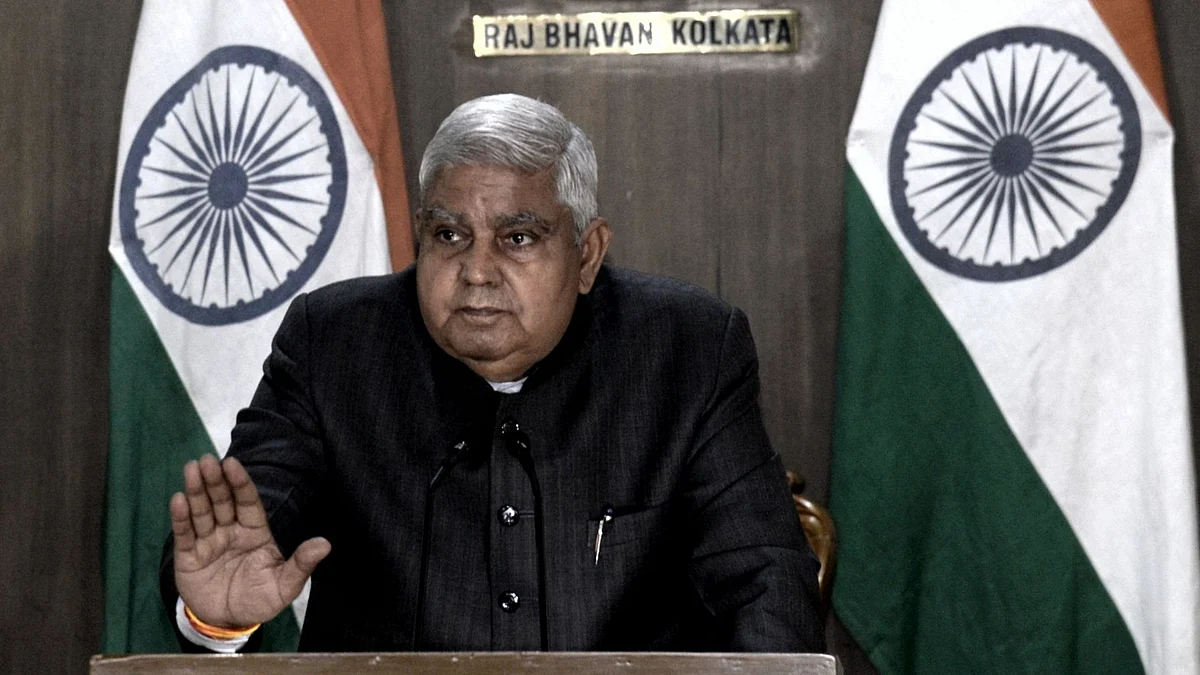 گورنر دھنکڑ کی فائل تصویر آئی اے این ایس 