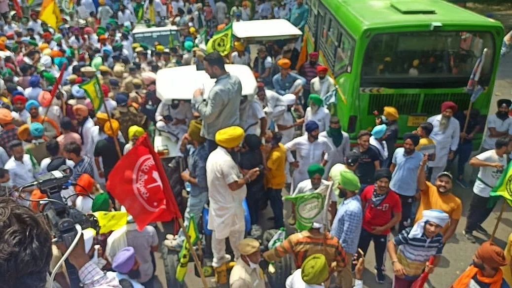 تصویر ٹوئٹر@Kisanektamorcha