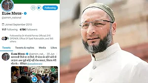 اویسی کی ’مجلس اتحاد المسلمین‘ کا آفیشیل ٹوئٹر ہینڈل ہیک، دنیا کے دوسرے امیر ترین شخص کی تصویر لگائی