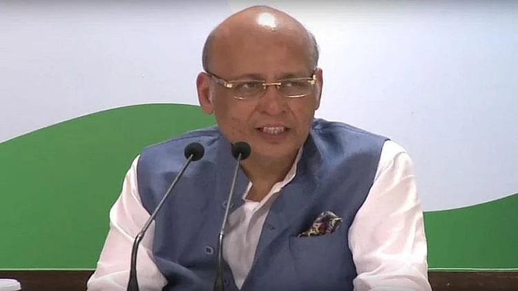 کانگریس لیڈر ابھشیک منو سنگھوی