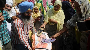 پنجاب میں کسان احتجاج کی فائل تصویر / Getty Images