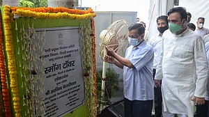 کیجریوال نے ملک کے پہلے اسماگ ٹاور کا کیا افتتاح