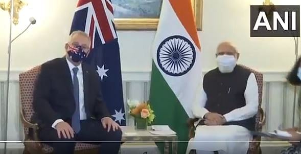 وزیر اعظم کی اپنے آسٹریلیائی ہم منصب سے ملاقات ، تعاون بڑھانے پر زور