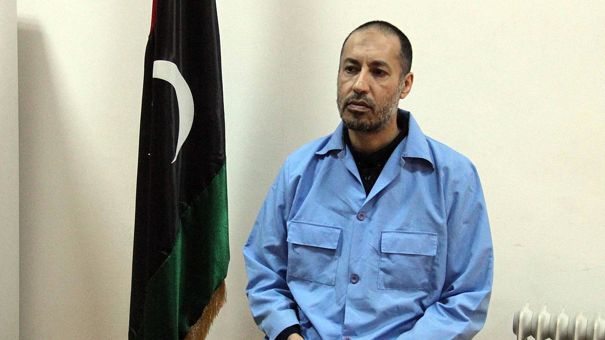 سعدی قذافی، تصویر آئی اے این ایس