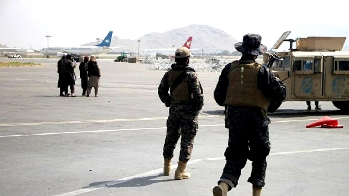 کابل ائیر پورٹ، تصویر آئی اے این ایس