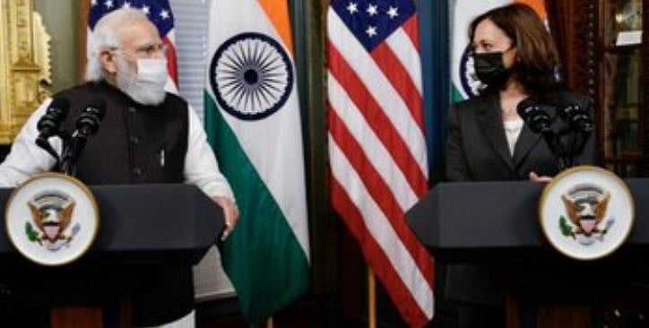 وزیر اعظم نے امریکی نائب صدر کملا ہیرس کو ہندوستان آنے کی دعوت دی