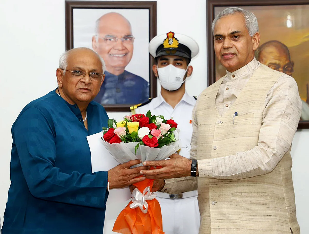 گجرات کے نئے وزیر اعلیٰ بھوپندر پٹیل آج دوپہر 2 بجکر 20 منٹ لیں گے حلف