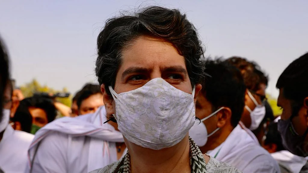 پرینکا گاندھی، تصویر ٹوئٹر INC India